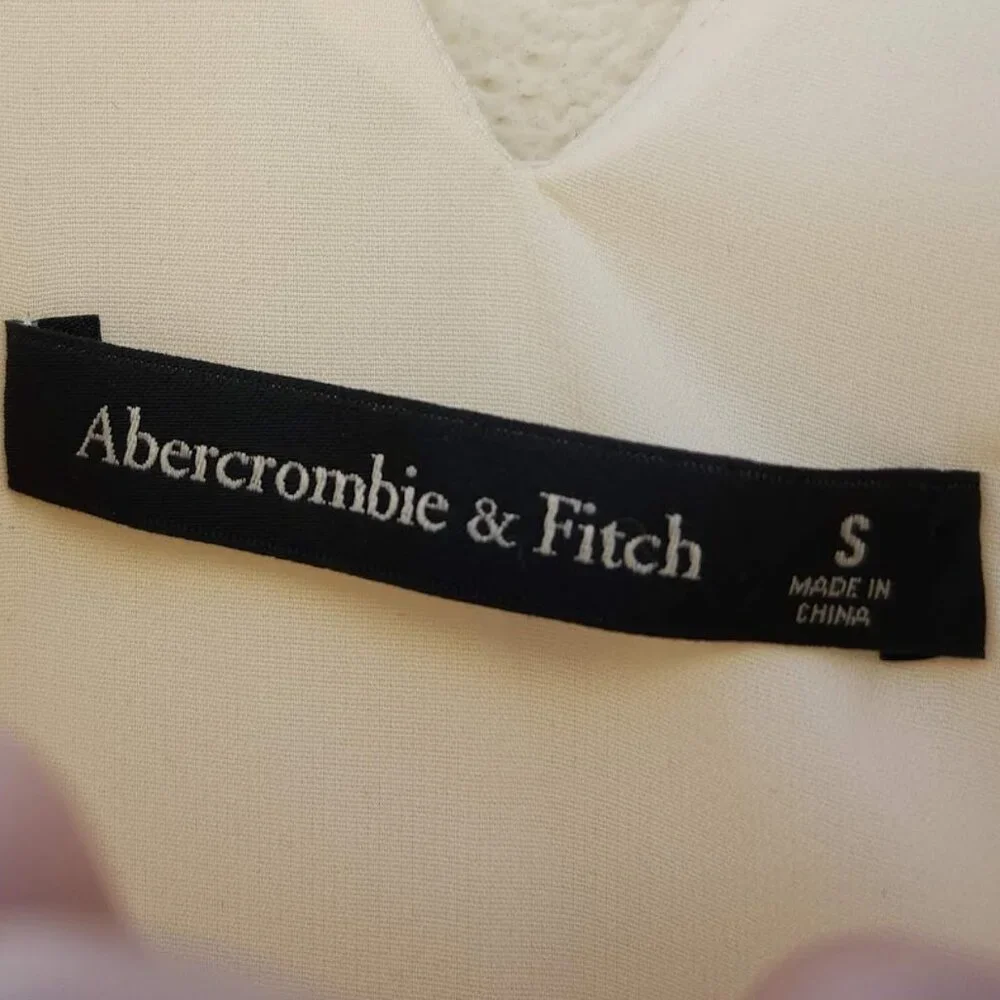 Abercrombie Plunge Godet Skirt Maxi Dress